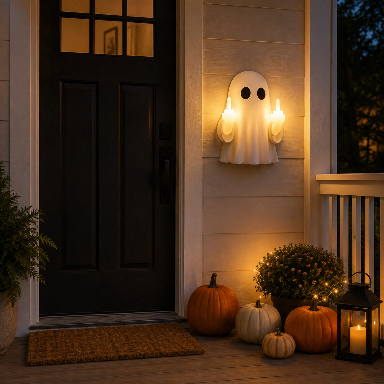 Hex & Hollow Ghost Halloween Lantern